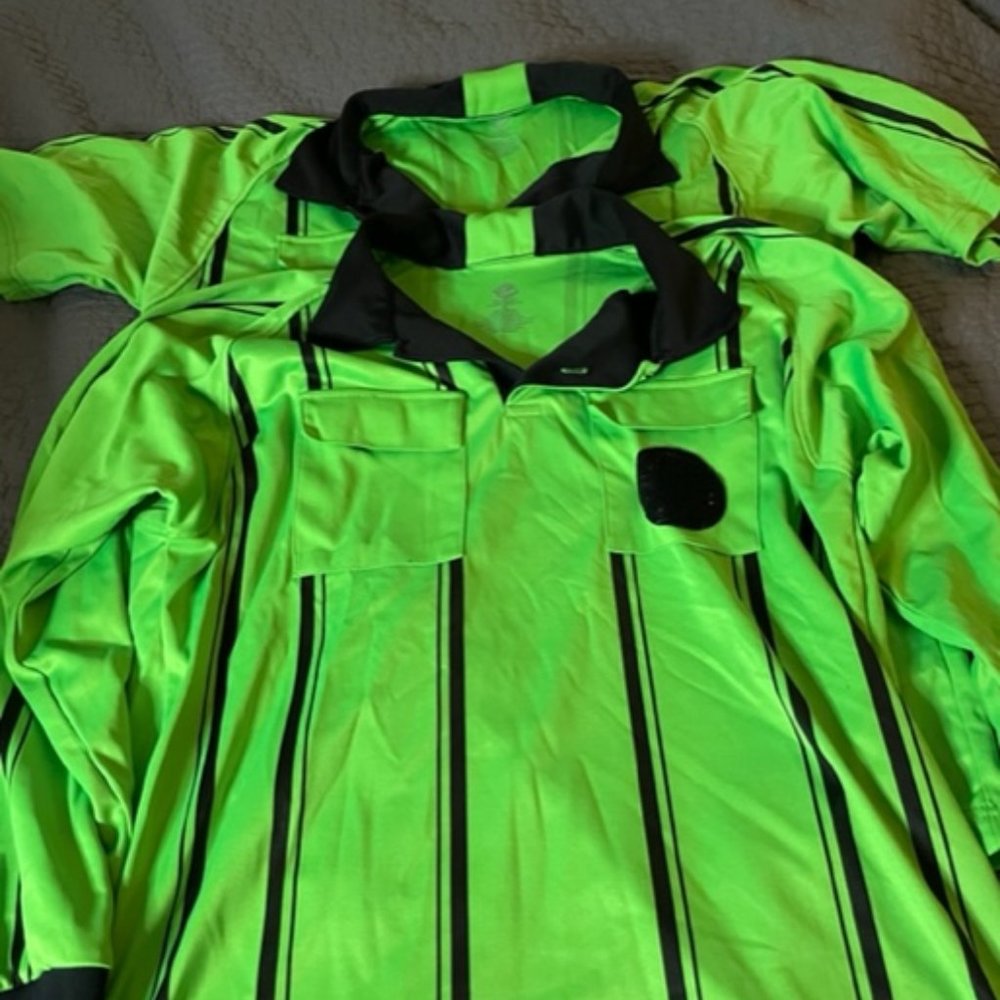 Green Soccer Referee Jerseys - XL